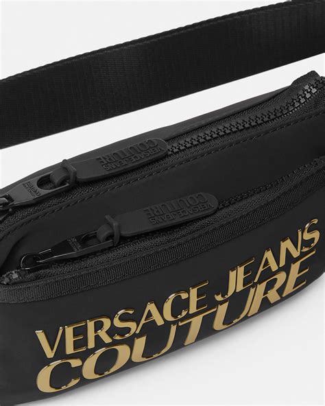 versace marsupio uomo|Marsupio Logo Couture Nero,Oro .